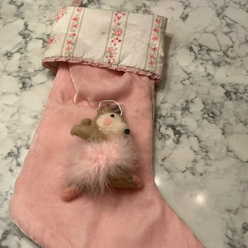 Socking and Christmas ornaments